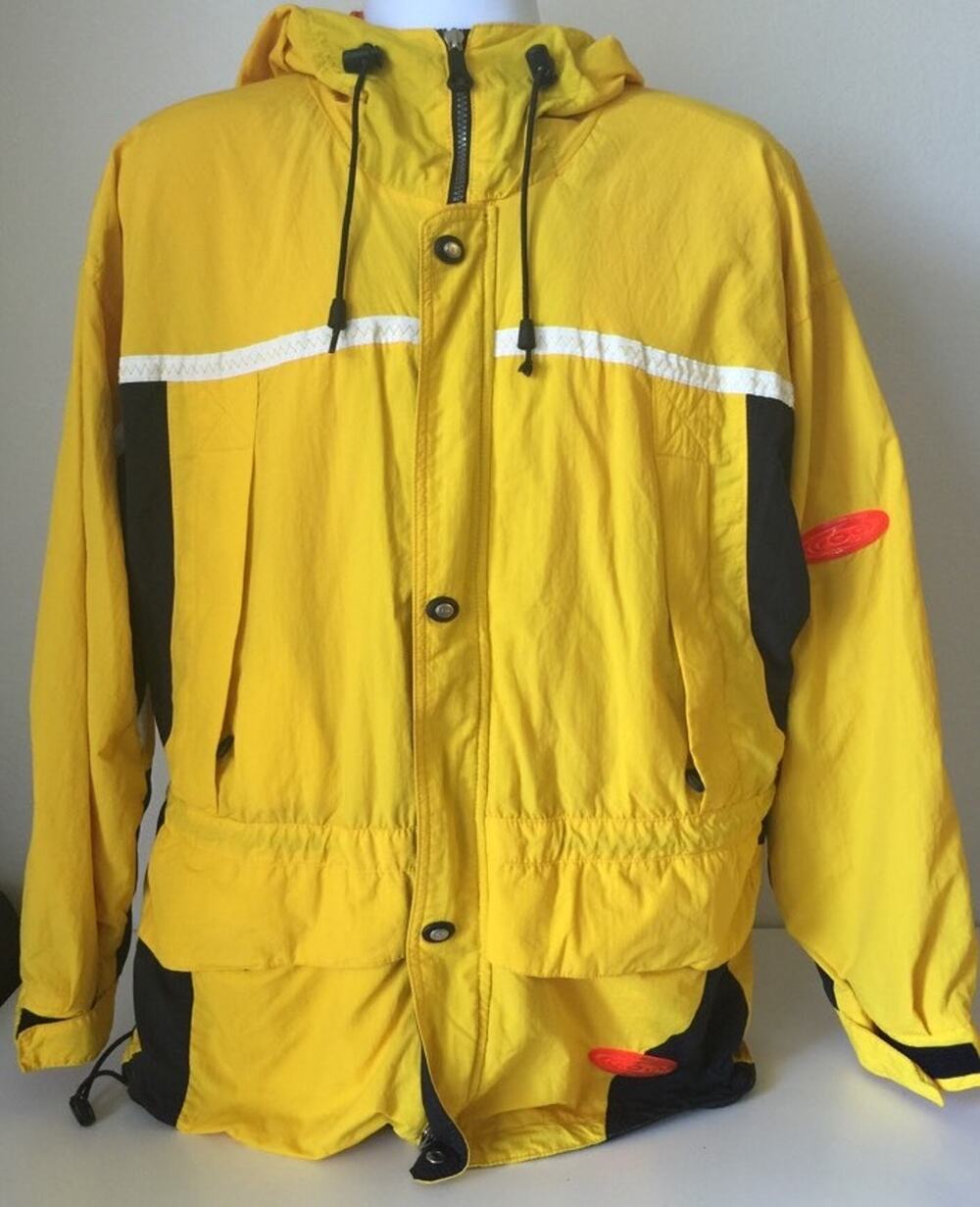 FOG By London Fog Outdoor Outfitter Medium Wind/Rain Jacket Zip Up Hooded